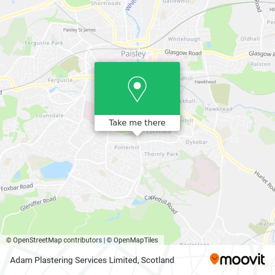 Adam Plastering Services Limited map
