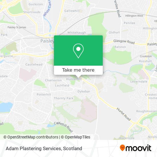 Adam Plastering Services map