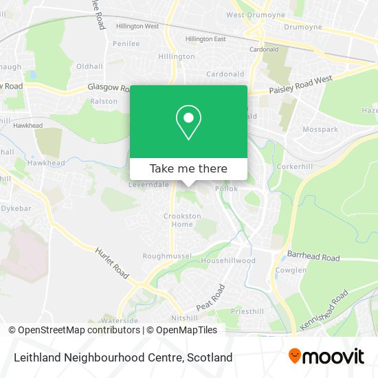 Leithland Neighbourhood Centre map