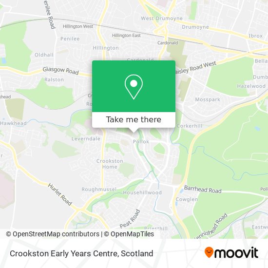 Crookston Early Years Centre map