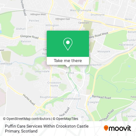 Puffin Care Services Within Crookston Castle Primary map