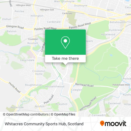 Whitacres Community Sports Hub map