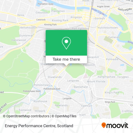 Energy Performance Centre map