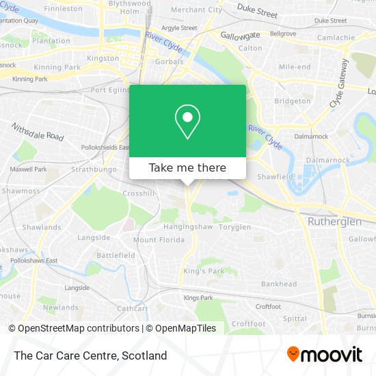 The Car Care Centre map