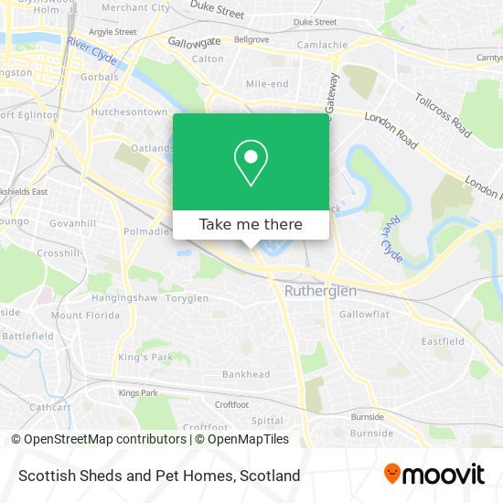 Scottish Sheds and Pet Homes map