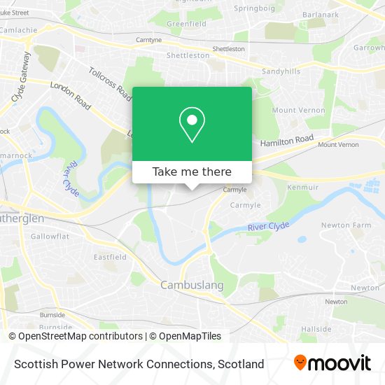 Scottish Power Network Connections map