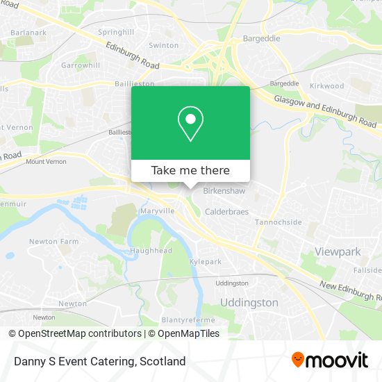 Danny S Event Catering map