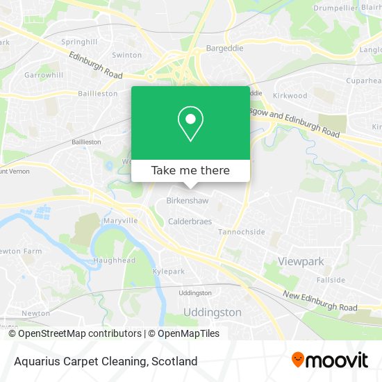 Aquarius Carpet Cleaning map