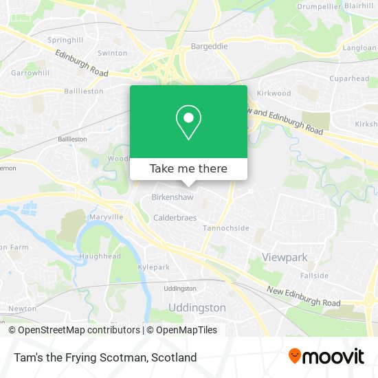 Tam's the Frying Scotman map