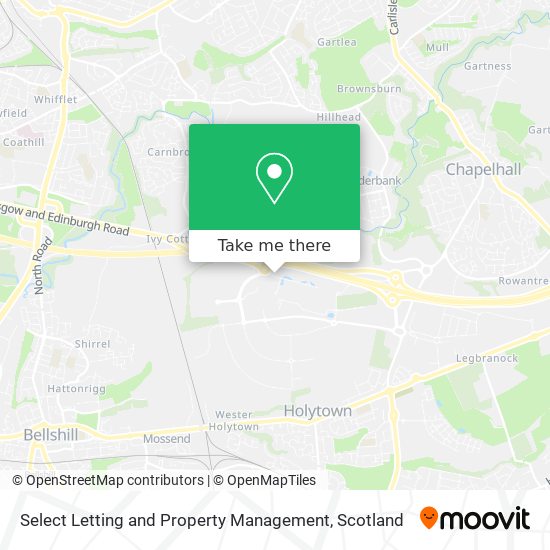 Select Letting and Property Management map