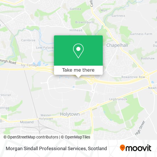 Morgan Sindall Professional Services map