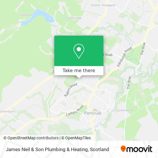 James Neil & Son Plumbing & Heating map