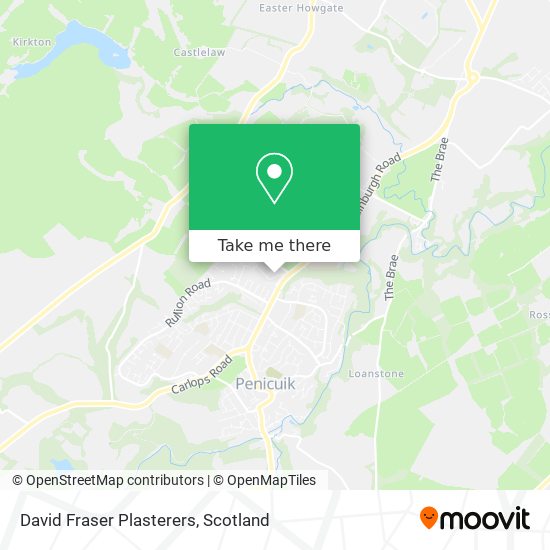 David Fraser Plasterers map