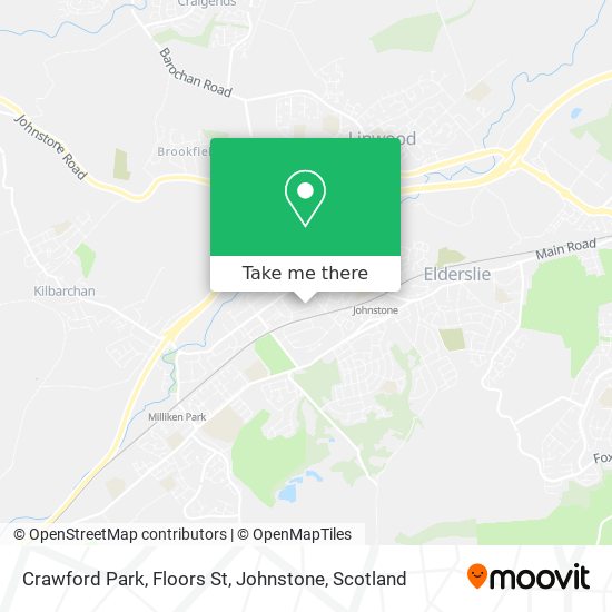 Crawford Park, Floors St, Johnstone map