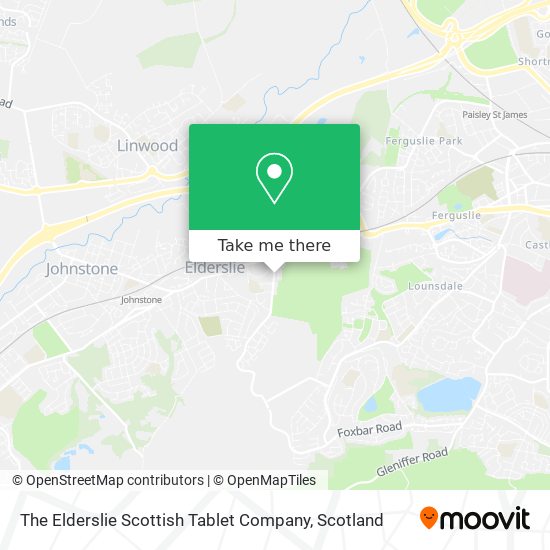 The Elderslie Scottish Tablet Company map