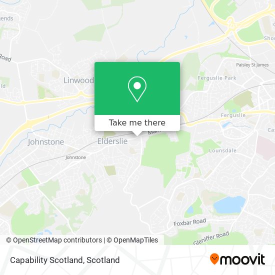 Capability Scotland map