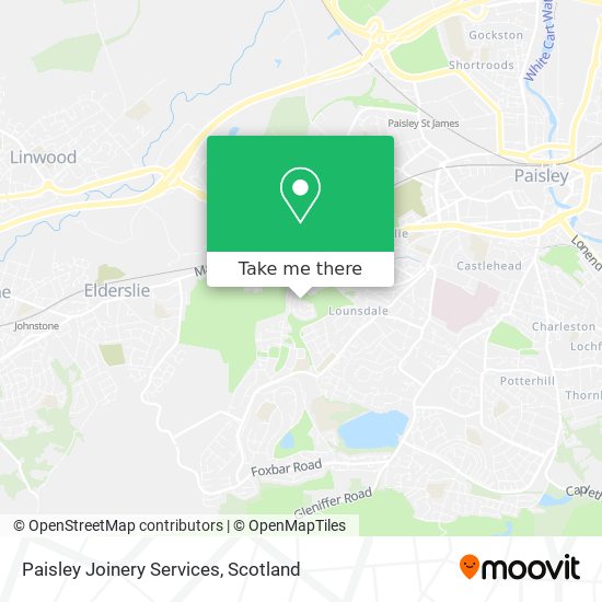 Paisley Joinery Services map