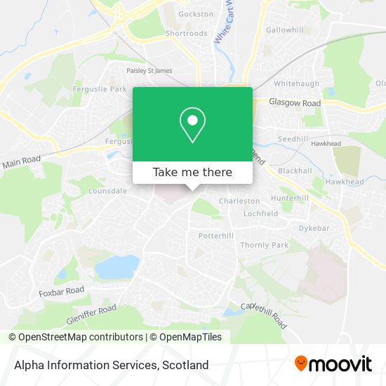 Alpha Information Services map