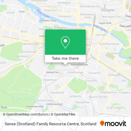 Sense (Scotland) Family Resource Centre map