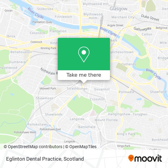 Eglinton Dental Practice map