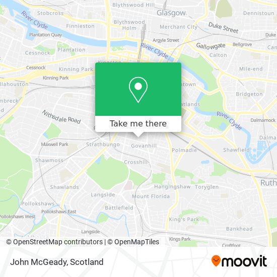 John McGeady map