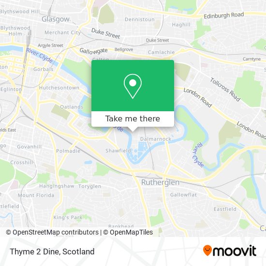 Thyme 2 Dine map