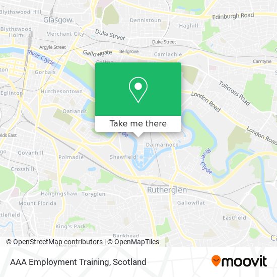 AAA Employment Training map