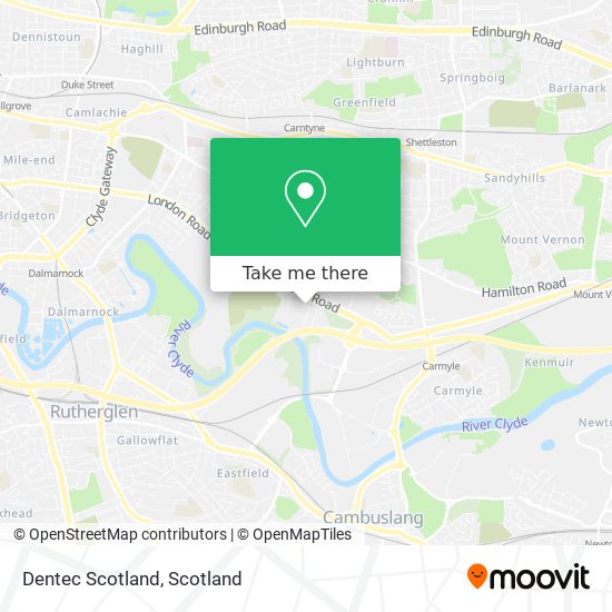 Dentec Scotland map