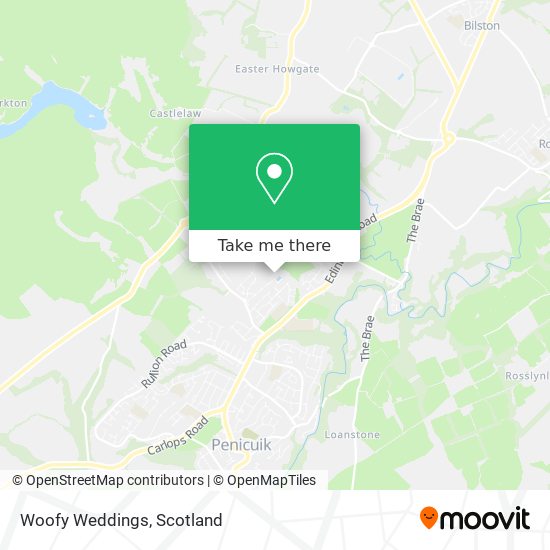Woofy Weddings map