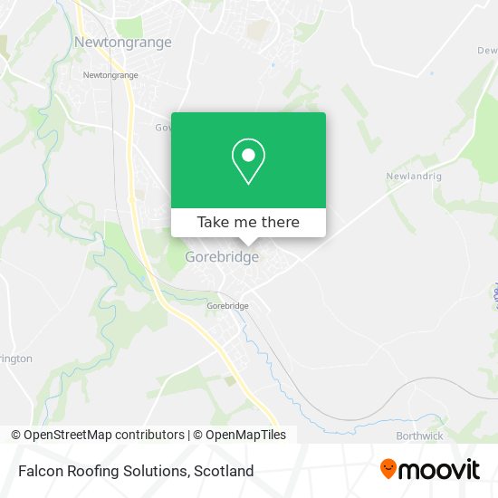 Falcon Roofing Solutions map