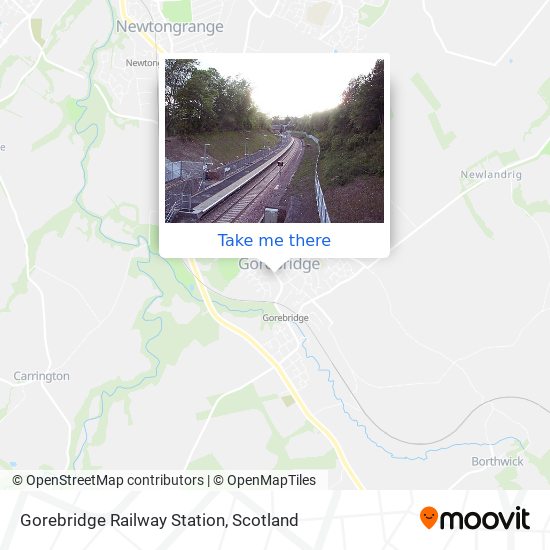 Gorebridge Railway Station map