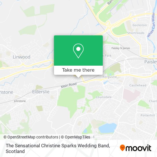 The Sensational Christine Sparks Wedding Band map