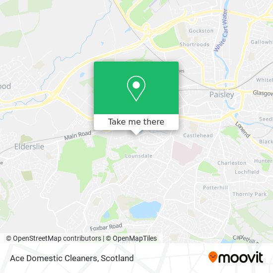 Ace Domestic Cleaners map