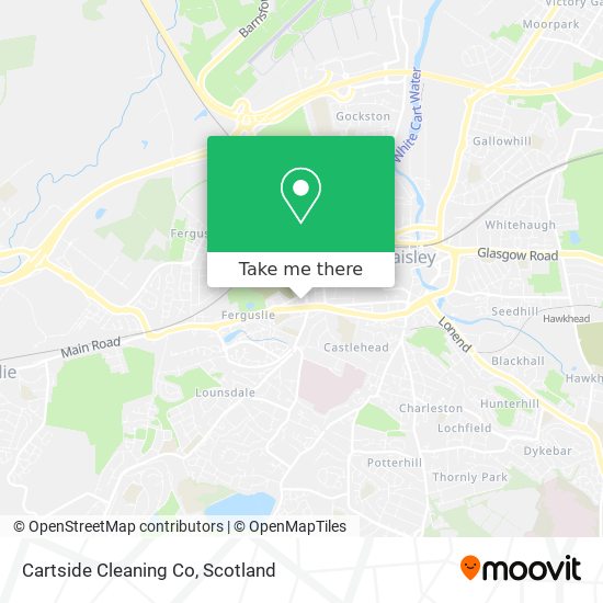 Cartside Cleaning Co map