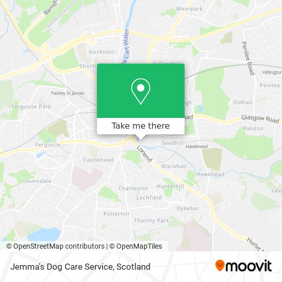 Jemma's Dog Care Service map