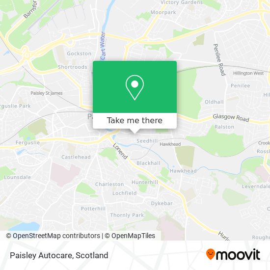 Paisley Autocare map