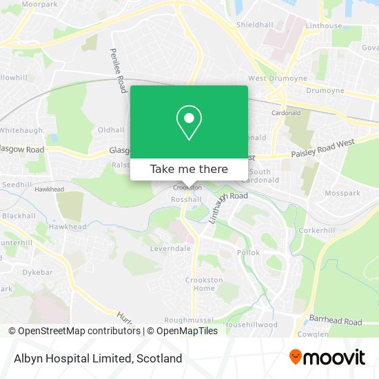 Albyn Hospital Limited map