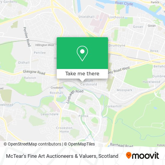McTear's Fine Art Auctioneers & Valuers map