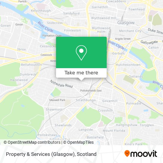 Property & Services (Glasgow) map