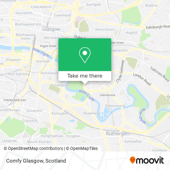 Comfy Glasgow map