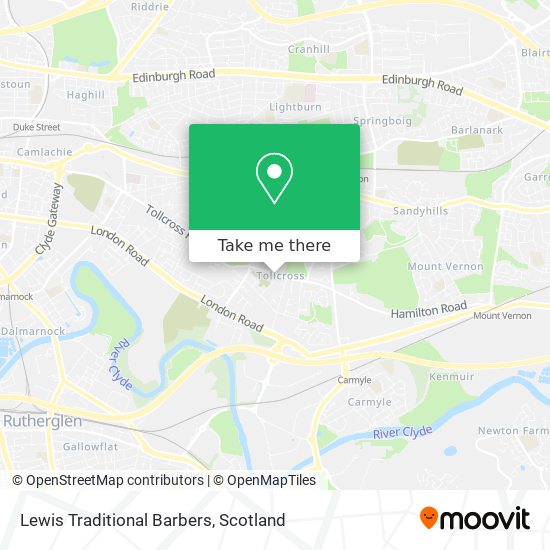 Lewis Traditional Barbers map
