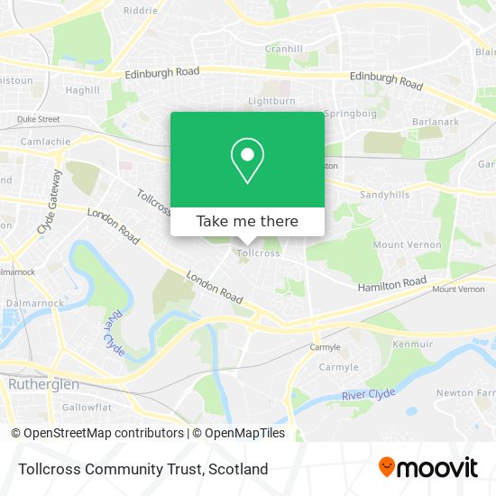 Tollcross Community Trust map