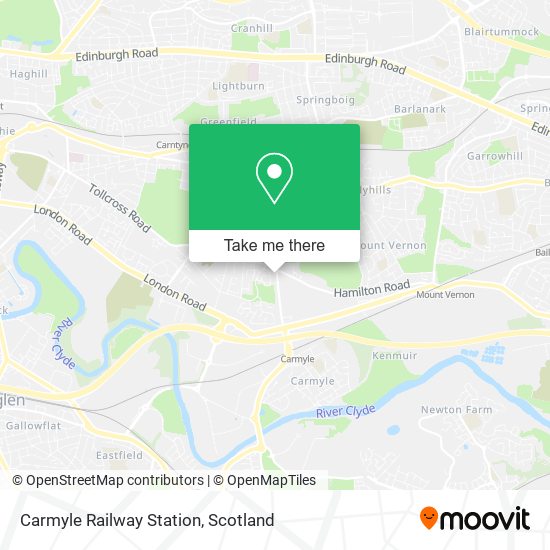 Carmyle Railway Station map