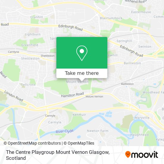 The Centre Playgroup Mount Vernon Glasgow map