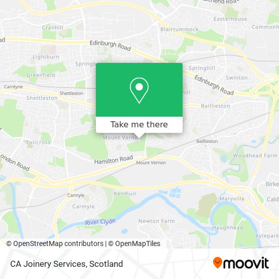 CA Joinery Services map