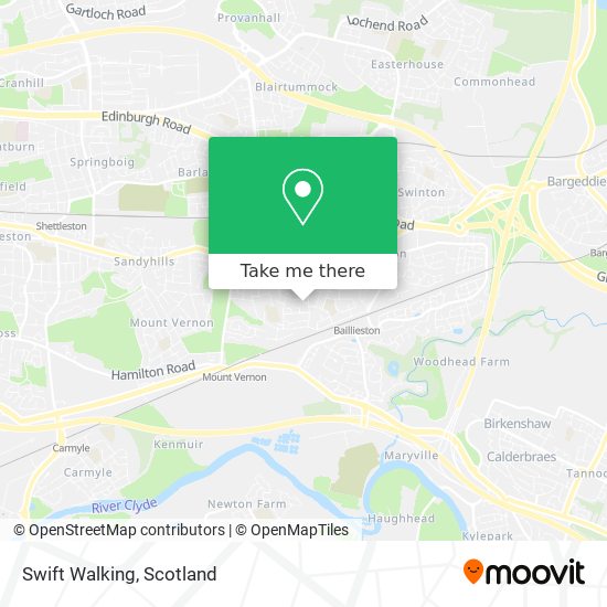 Swift Walking map