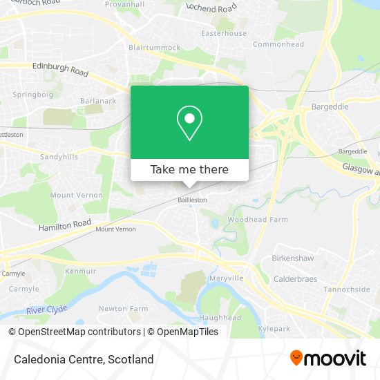 Caledonia Centre map