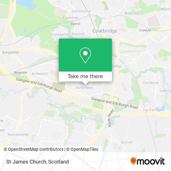 St James Church map