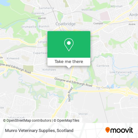 Munro Veterinary Supplies map