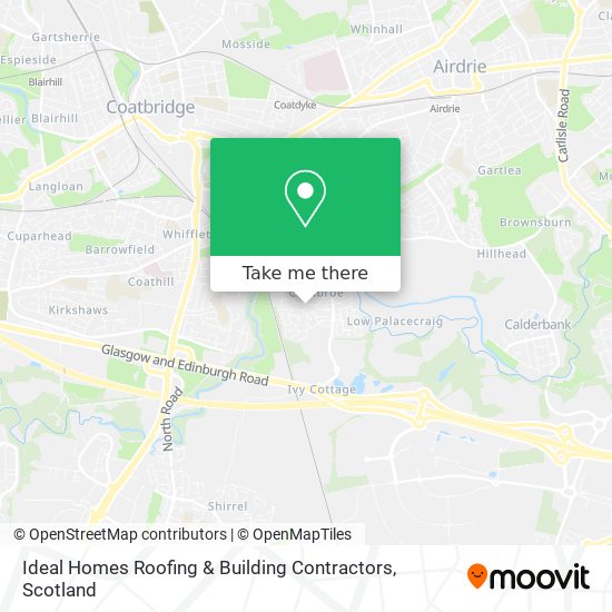Ideal Homes Roofing & Building Contractors map